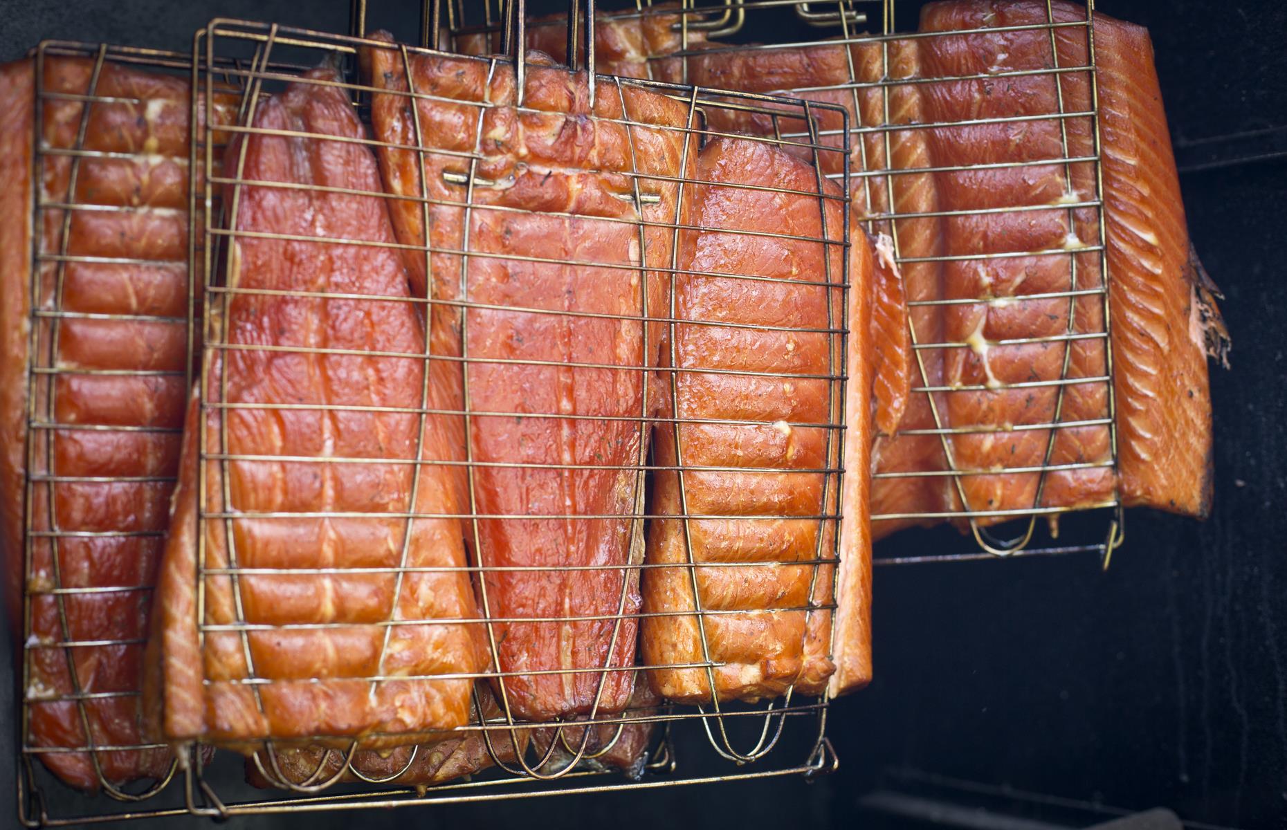 Smoked seafood